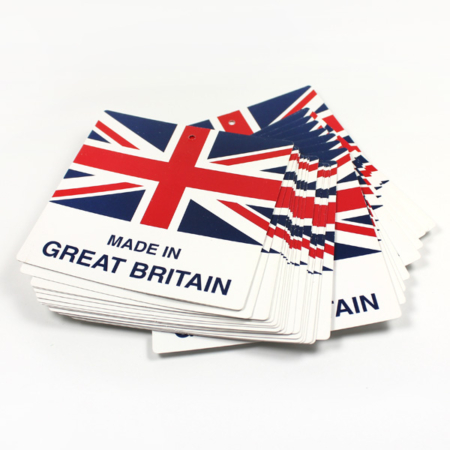 Made In Great Britain Swing Ticket