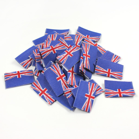 UK Flag Sew In Label