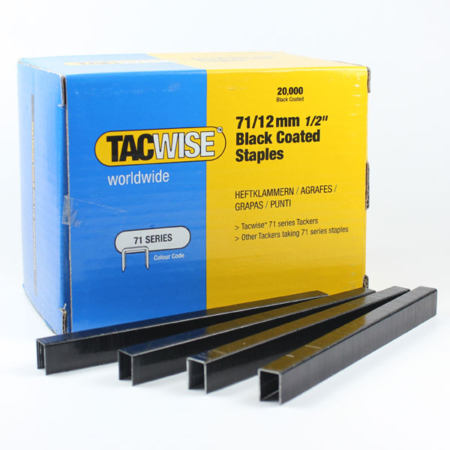 Tacwise 71 Series Black Staples
