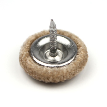 Upholstery Buttons Made - Serrated Nail