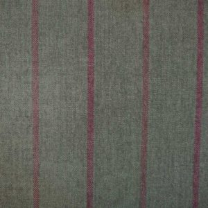 Cristina Marrone Lana Fabric in Moss Stripe