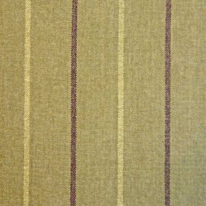 Cristina Marrone Lana Fabric in Olive Stripe
