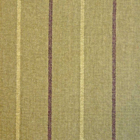 Cristina Marrone Lana Fabric in Olive Stripe