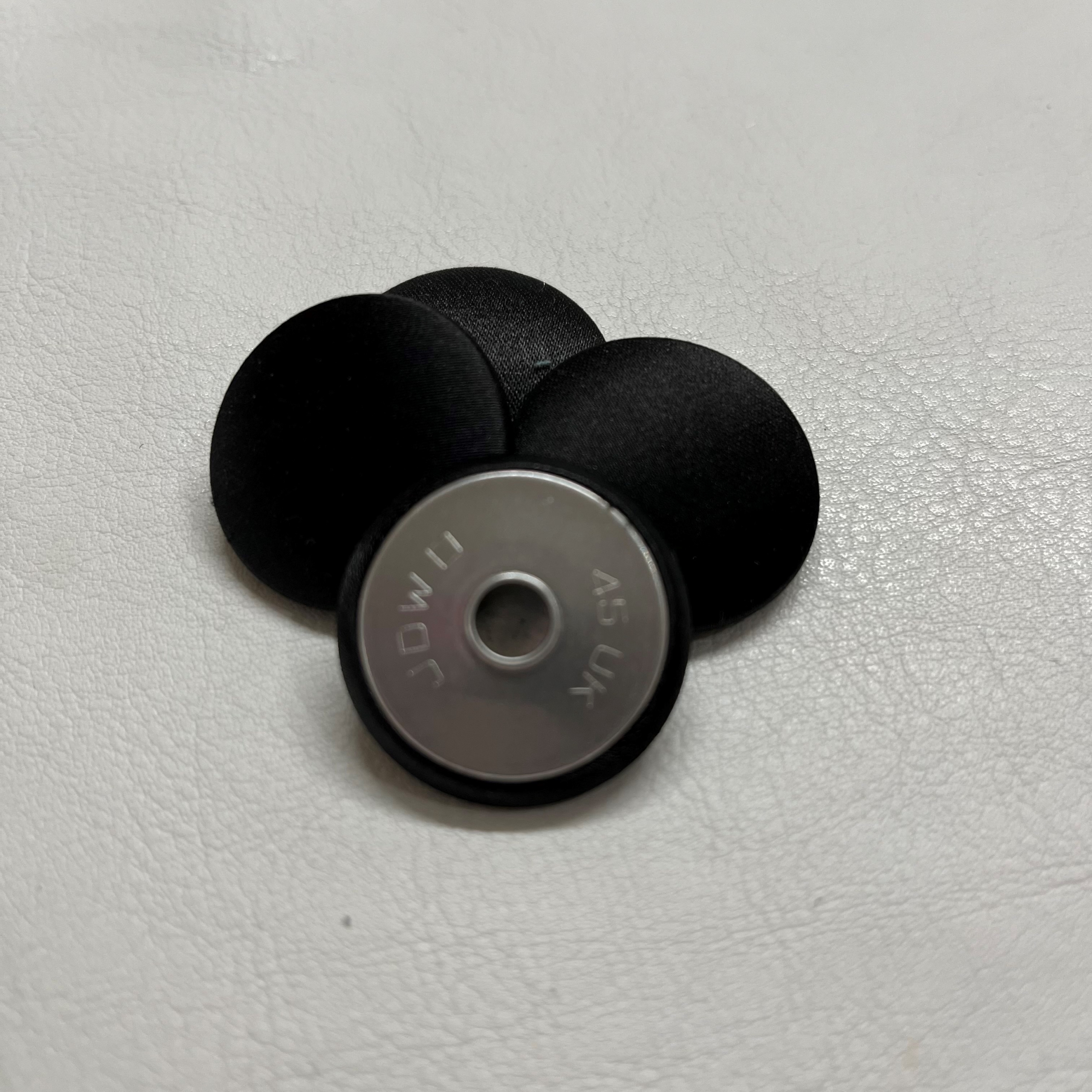 No 45 Covered Tape Back Buttons