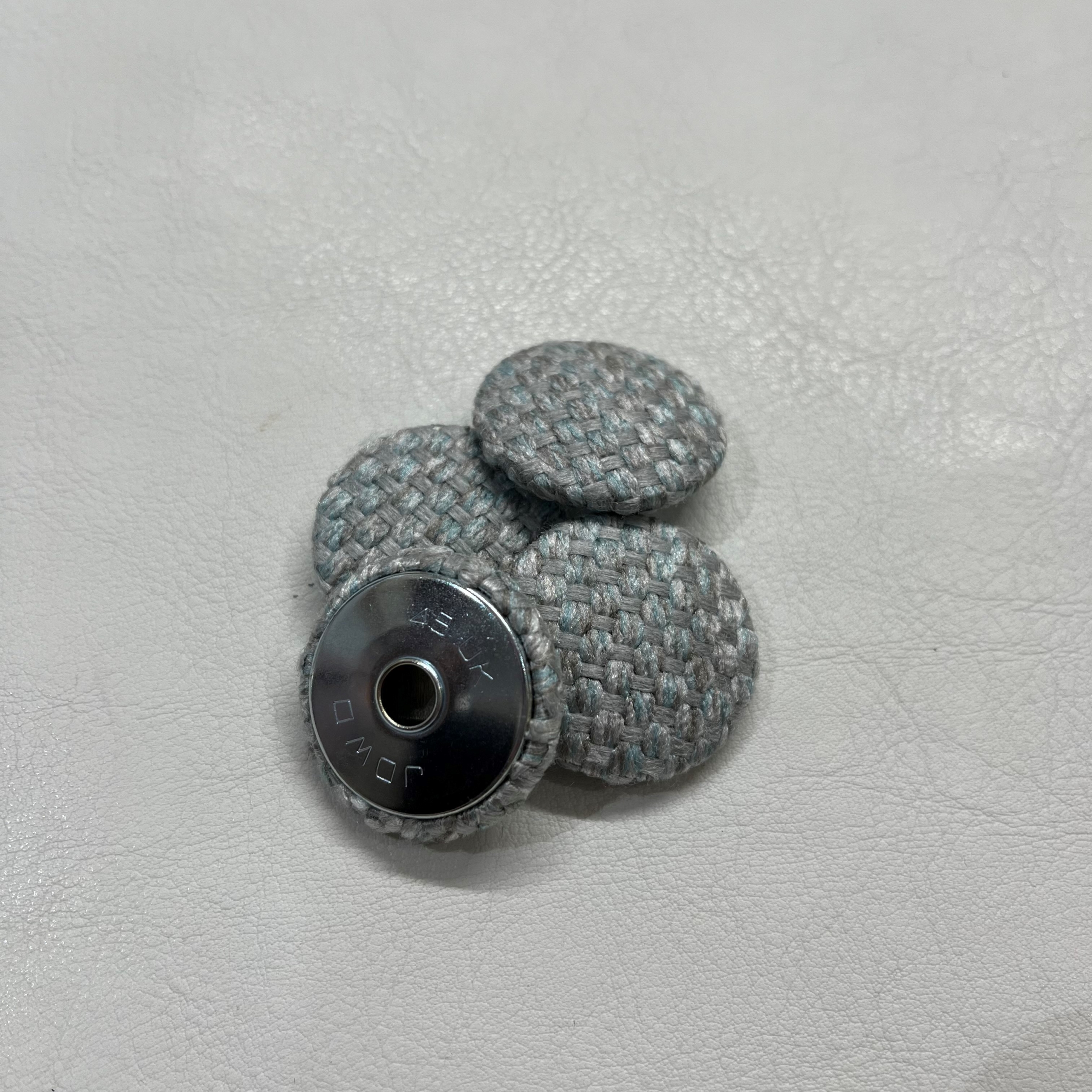 No 45 Covered Tape Back Buttons - Image 11