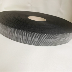 Grey 3 White Stripe Seat Webbing