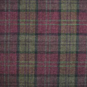 Cristina Marrone Lana 1258 CLARET PLAID