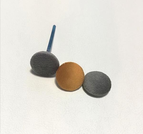 No 45 Covered Tape Back Buttons - Image 21