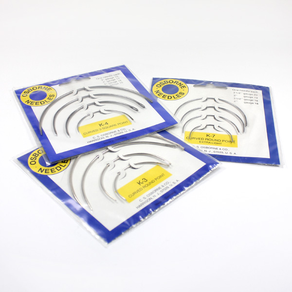 Osborne Curved K4 Needles - 3 Square Point